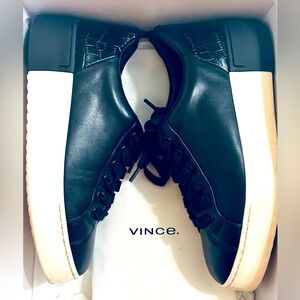 Vince Black and White Athletic Shoes